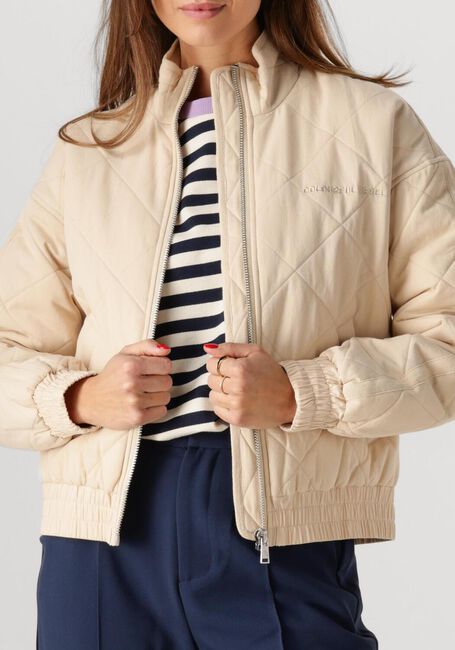 COLOURFUL REBEL Jack WEIDY QUILTED JACKET en beige - large