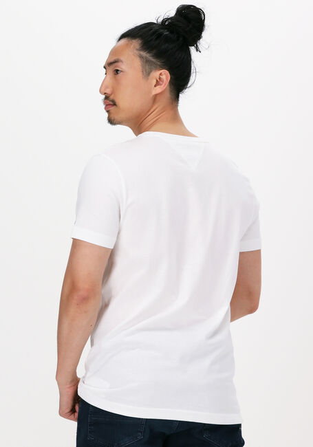 TOMMY HILFIGER T-shirt TOMMY LOGO TEE en blanc - large