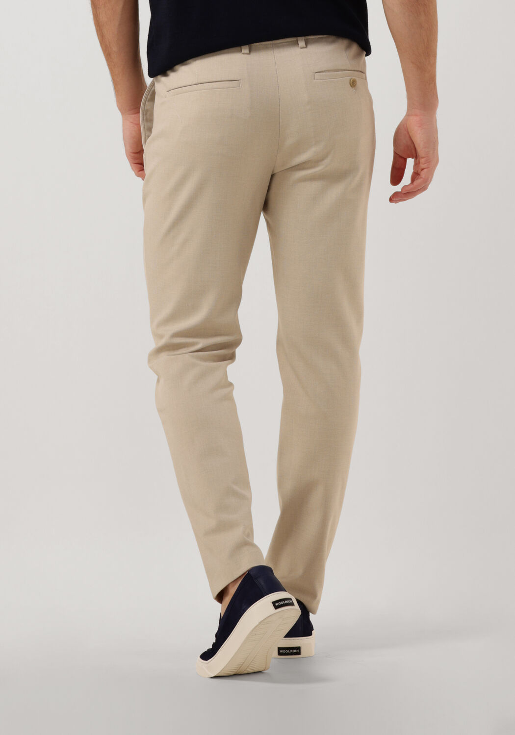 SELECTED HOMME Pantalon SLHSLIM DAVE 175 STRUC TRS FLEX B en beige