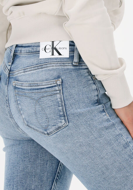 CALVIN KLEIN Skinny jeans MID RISE SKINNY ANKLE Bleu clair - large
