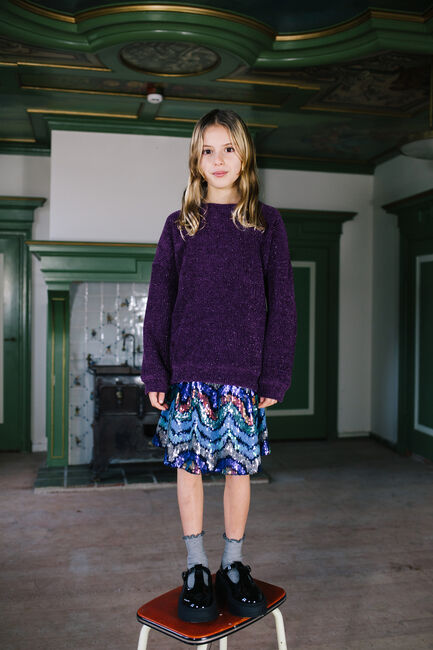 DAILY BRAT Mini-jupe SHIMMER SKIRT en multicolore - large