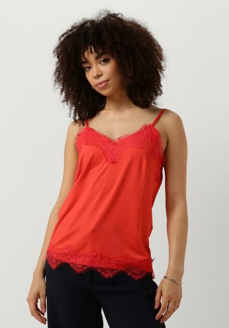 CC HEART Haut LACE TOP en orange - large