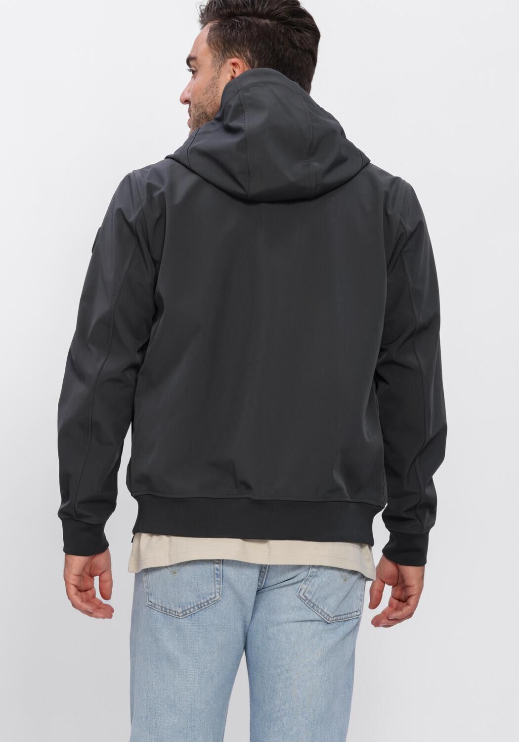 AIRFORCE Jack RIVER SOFTSHELL JACKET en gris - large