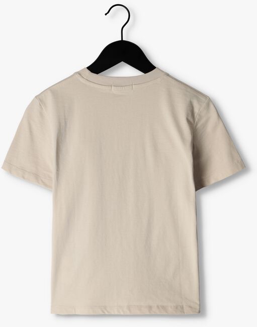CALVIN KLEIN T-shirt LOGO TAPE SS T-SHIRT en beige - large