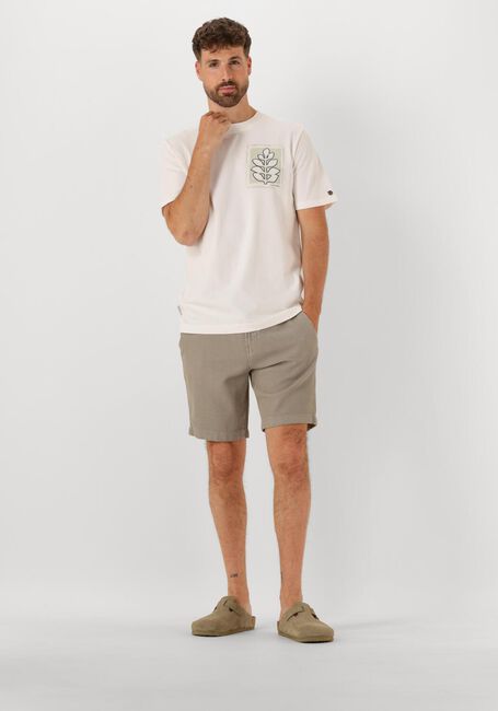 CAST IRON T-shirt REGULAR FIT SINGLE JERSEY CA en blanc - large