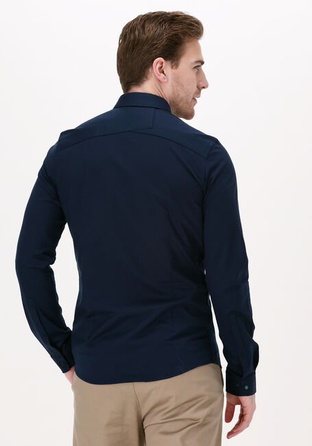 CAST IRON Chemise décontracté LONG SLEEVE SHIRT TWILL JERSEY Bleu foncé - large