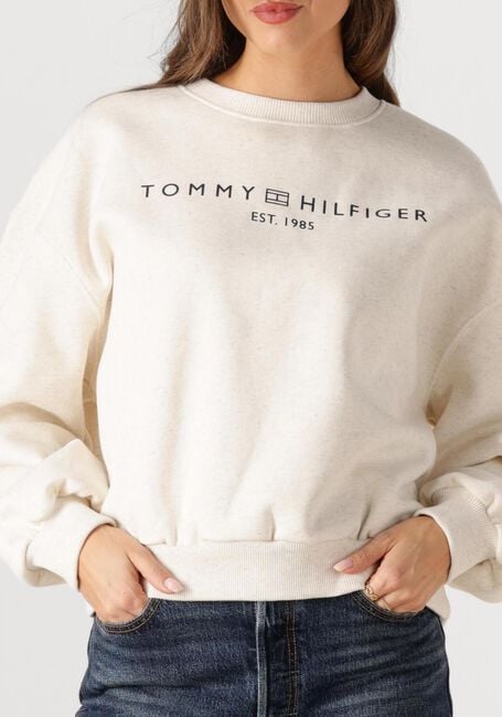 Creme TOMMY HILFIGER Sweater CORP LOGO MDRN SWTSRT - large