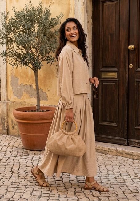 Beige RUBY TUESDAY Maxirok CANSU - large