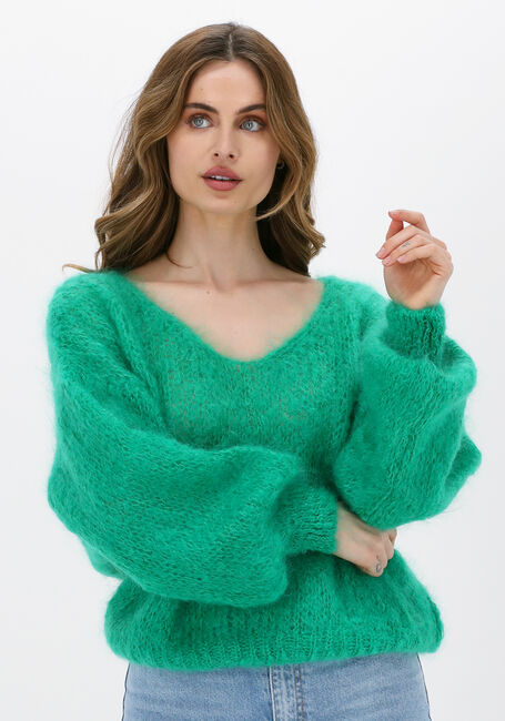 AMERICAN DREAMS Pull MILANA LS MOHAIR KNIT en vert - large