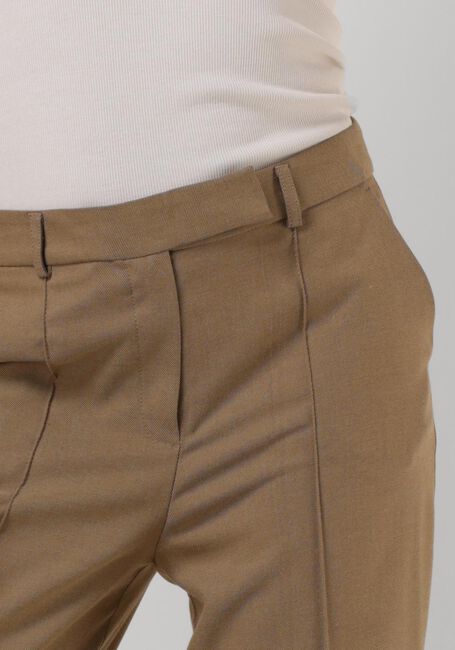 AAIKO Pantalon évasé CHANTALLE TWILL VIS 350 en taupe - large