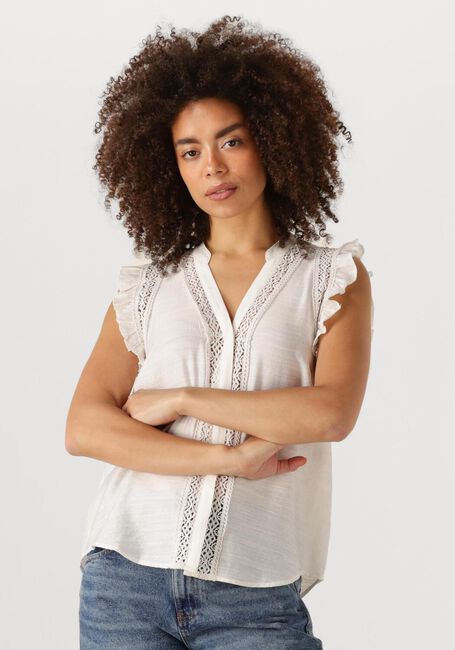Ecru CO'COUTURE Top CARYNCC FRILL TOP - large