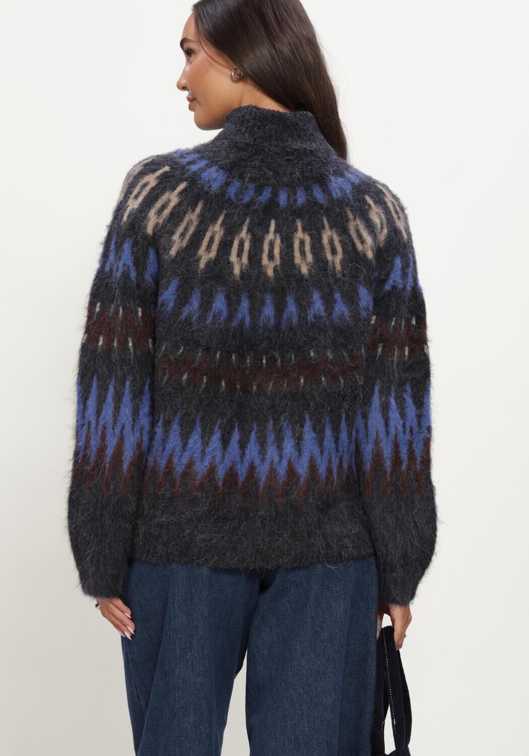 OBJECT Pull OBJJAADE DIANA L/S LO KNIT PULLOVER 147 en multicolore - large