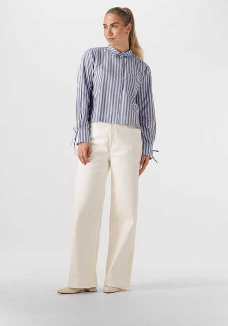 Blauwe MODSTRÖM  MEYRICKMD STRIPE SHIRT - large