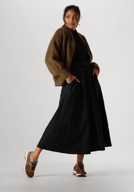 SUMMUM Jupe midi SKIRT TAFT en noir - large
