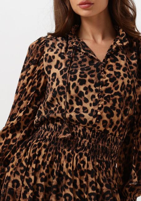 Bruine JANICE Mini jurk ARI - large