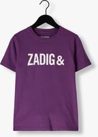 Paarse ZADIG & VOLTAIRE T-shirt X60086 - medium