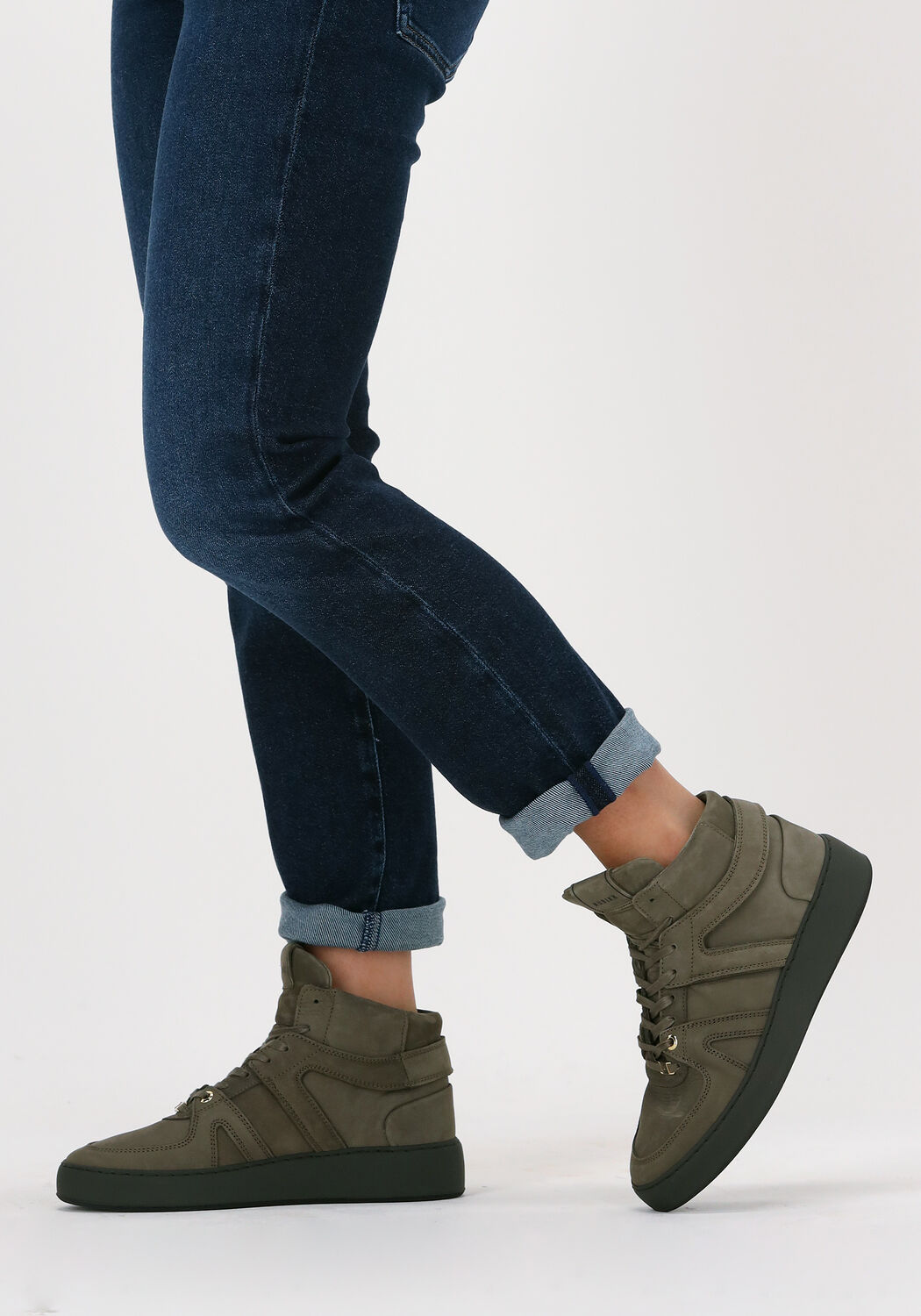 Groene NUBIKK Sneakers JIRO DUNK - large