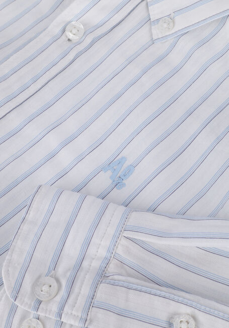 Witte AO76 Klassiek overhemd ALEX STRIPE SHIRT - large