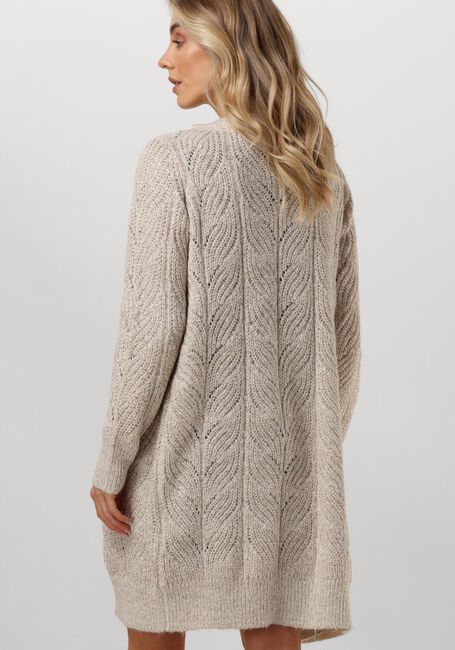 OBJECT Gilet OBJNOVA STELLA L/S KNIT CARDIGAN en beige - large