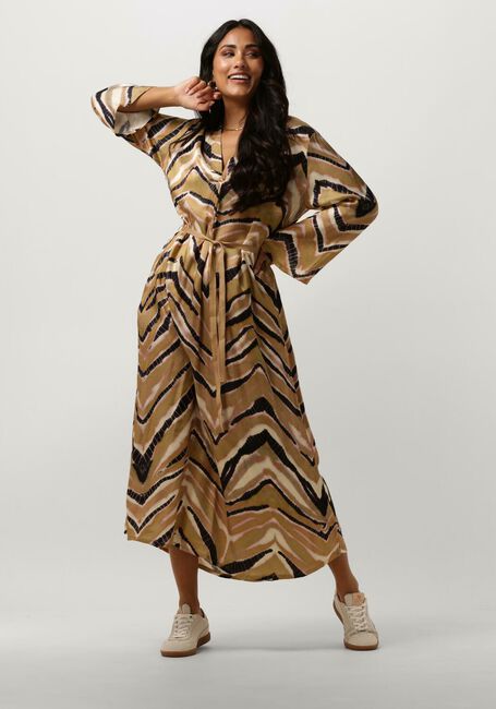 SUMMUM Robe maxi DRESS ZIGZAG en vert - large