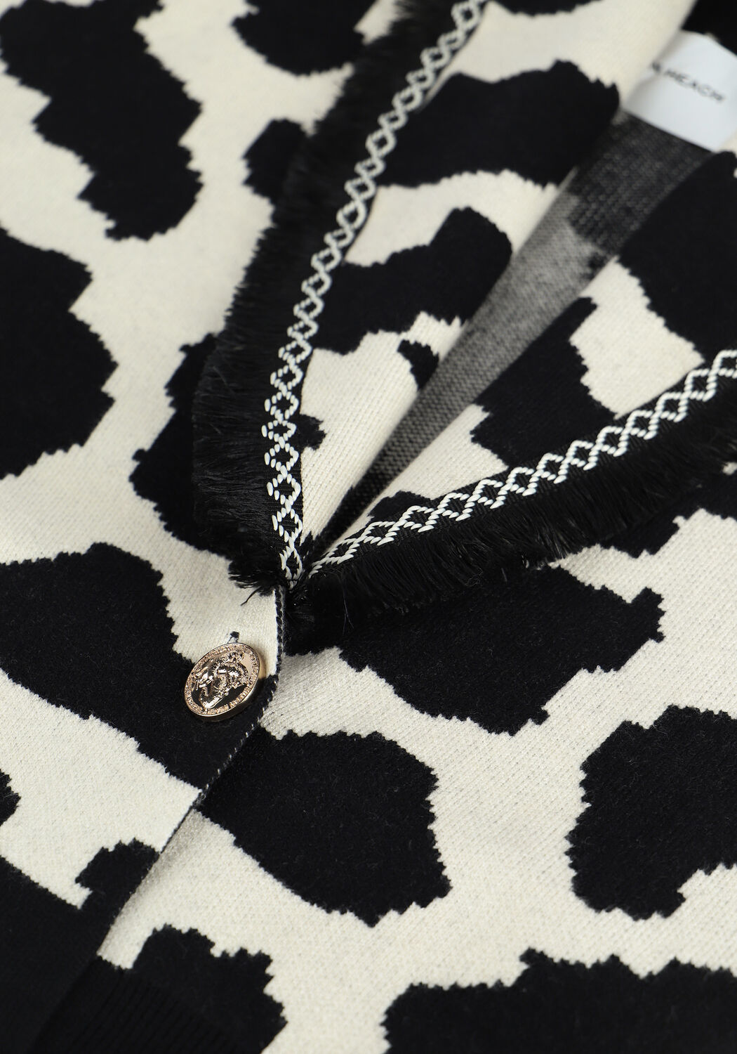 SILVIAN HEACH Gilet JACKET SWEATER PALMDAKE en noir - large