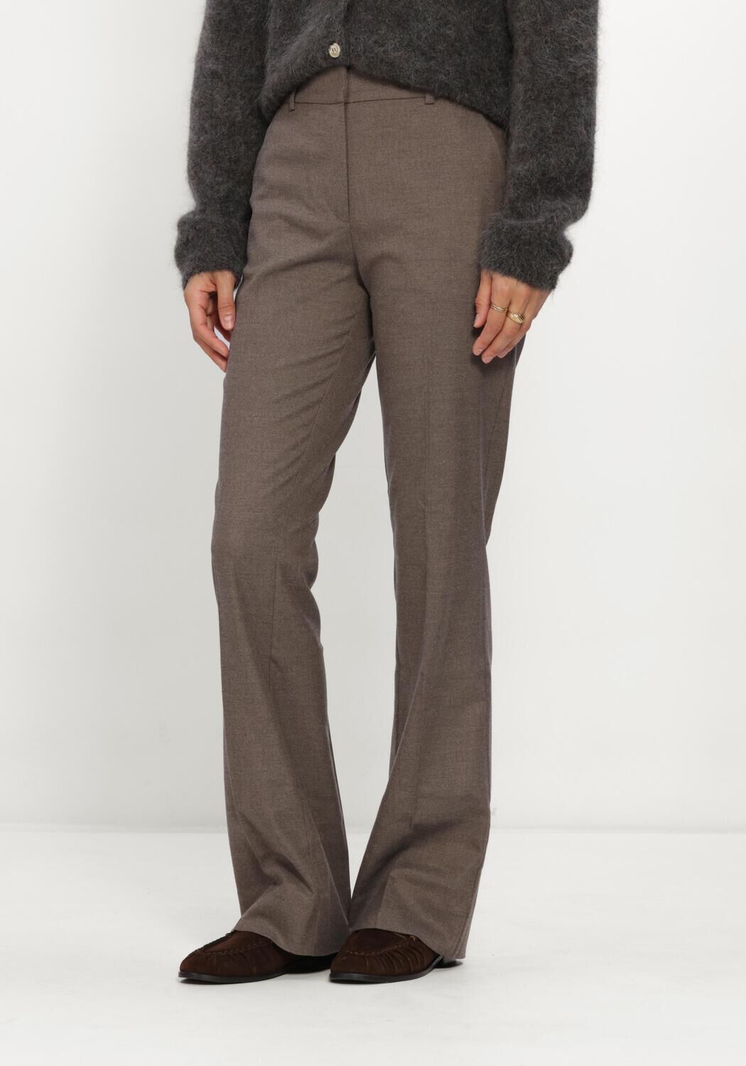Taupe FIVEUNITS Flared broek CLARA 526 - large