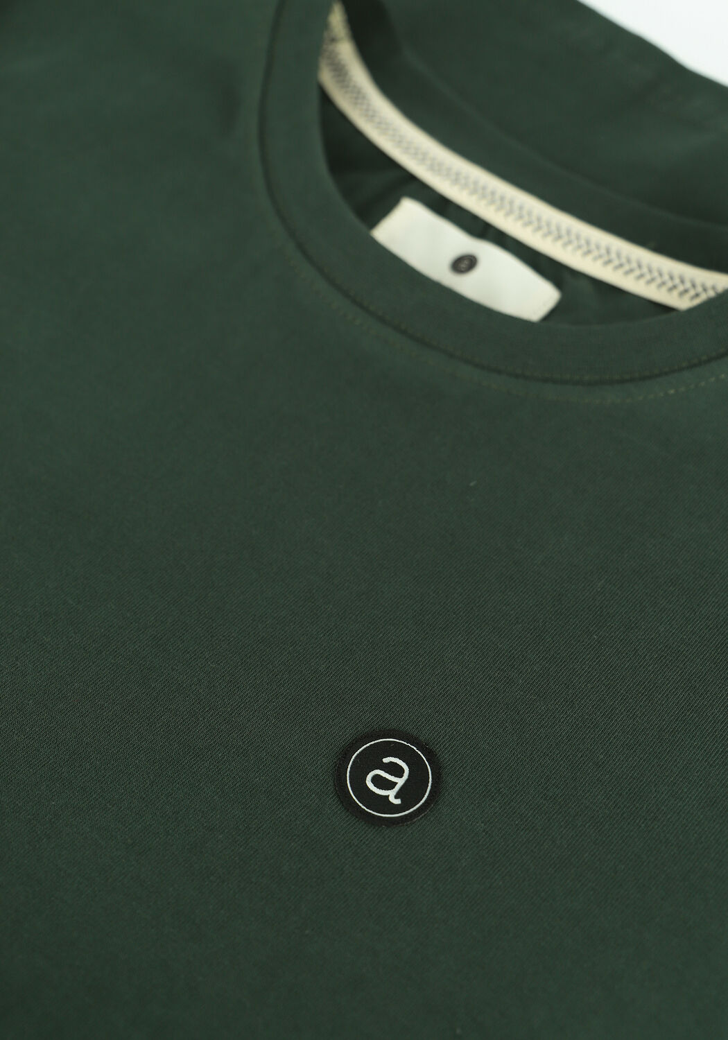 Donkergroene ANERKJENDT T-shirt AKROD NOOS TEE - large
