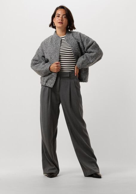 Grijze NUKUS Jassen BALTIMORE JACKET BOUCLE - large