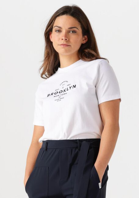 PENN & INK T-shirt T-SHIRT PRINT en blanc - large