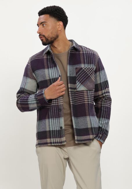 CAST IRON Surchemise LONG SLEEVE SHIRT WOOL BLEND CHECK en multicolore - large