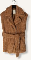 Cognac NOTRE-V Gilet BELTED TEDDY GILET Cognac NOTRE-V Gilet BELTED TEDDY GILET - medium