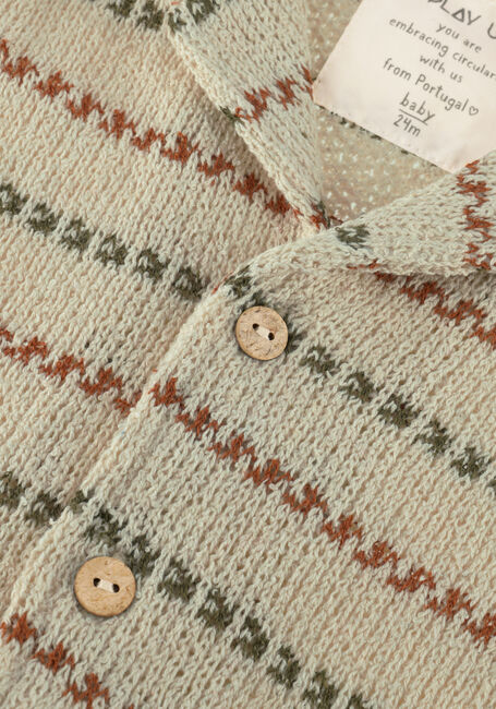 PLAY UP Haut STRIPED JERSEY SHIRT Cr&egrave;me - large