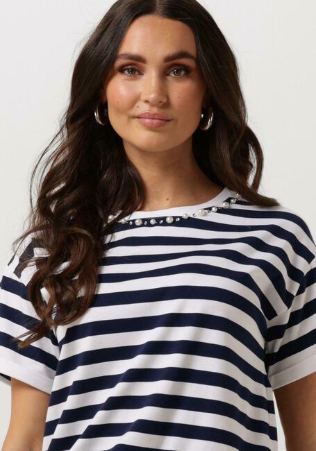 LIU JO T-shirt J.STRIPED T-SHIRT en bleu - large