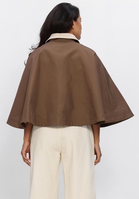 Y.A.S. Jack YASMALOMA SHORT TRENCH CAPE en marron - large