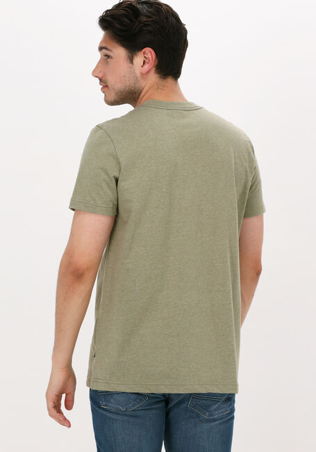 PME LEGEND T-shirt SHORT SLEEVE R-NECK OPEN END MELANGE JERSEY Olive - large