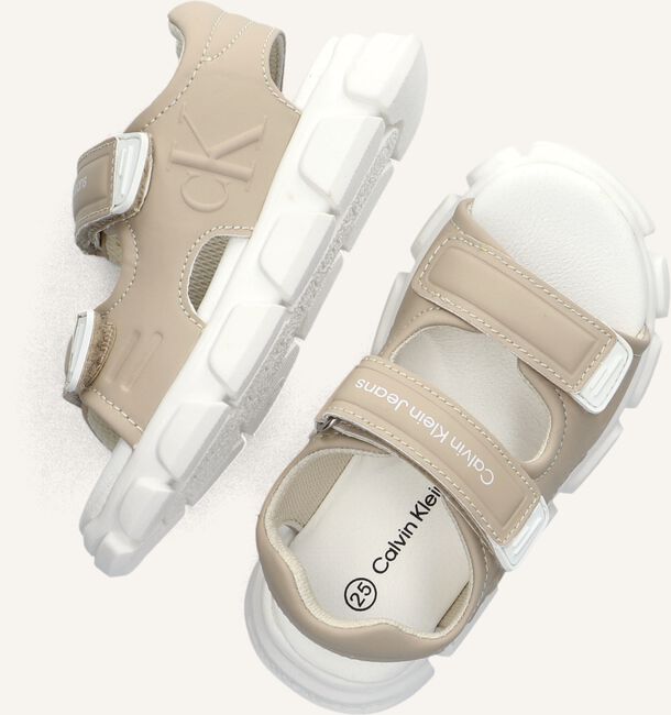 Beige CALVIN KLEIN Sandalen 80905 Beige CALVIN KLEIN Sandalen 80905 - large