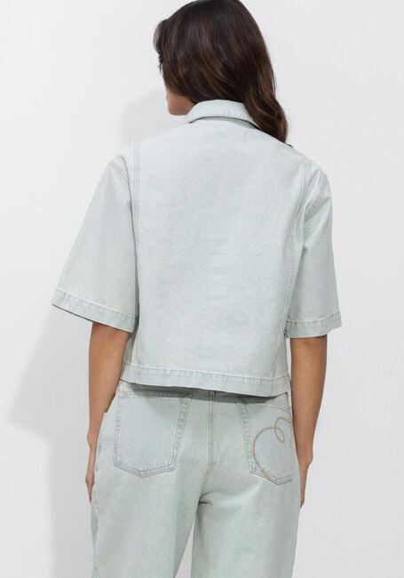 Lichtblauwe NUKUS Spijkerjas STIJN JACKET - large