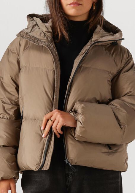 WITHBLACK Veste matelassé WBLEMMA SHORT DOWN PUFFER JACKET en taupe - large