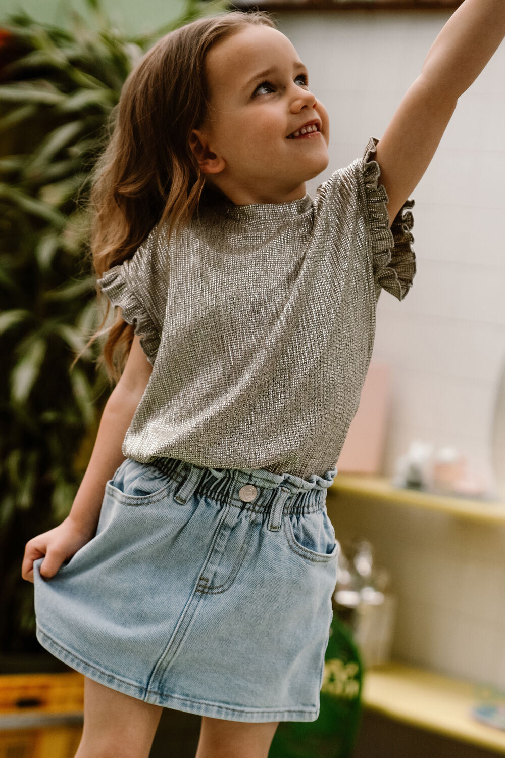 DAILY7 T-shirt METALLIC T-SHIRT M&eacute;tallique - large