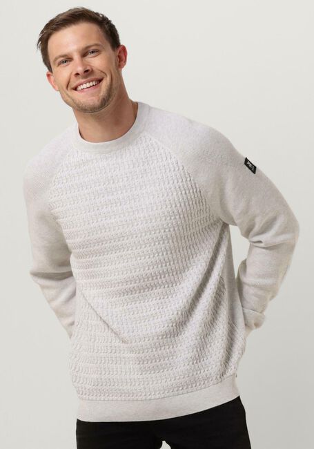 VANGUARD Pull CREWNECK COTTON en blanc - large