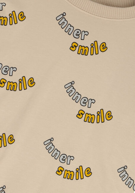 CARLIJNQ T-shirt INNER SMILE - T-SHIRT OVERSIZED Gris clair - large