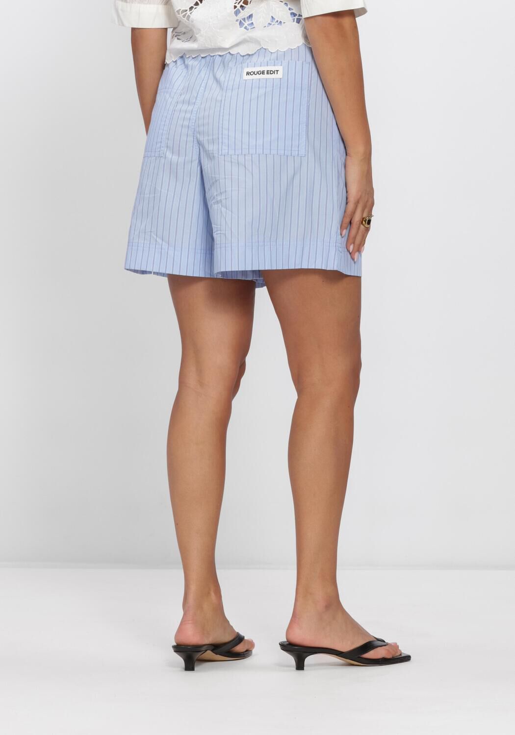 ROUGE EDIT Pantalon courte ROUPAIGE HW W/F SHORTS en bleu - large