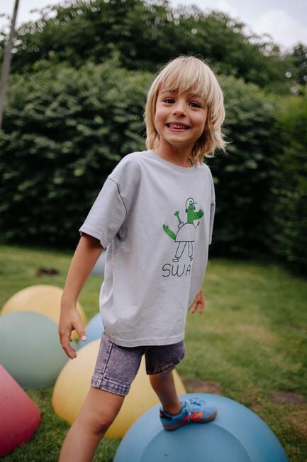 DAILY BRAT T-shirt SWAG T-SHIRT en gris - large