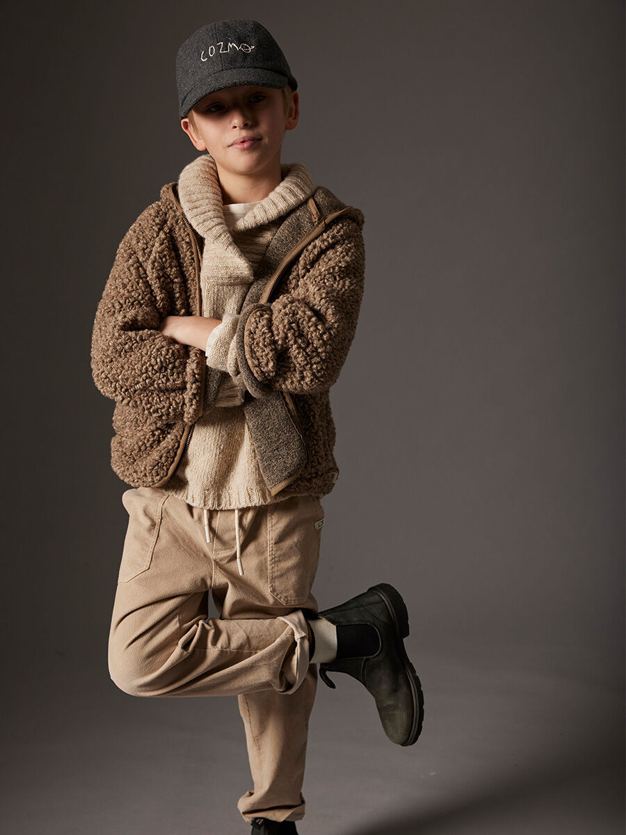 MY LITTLE COZMO AZORESK231W5 Vestes en taupe - large