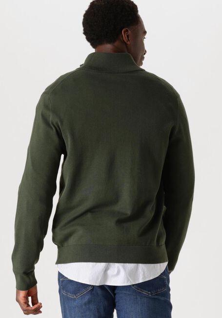 PS PAUL SMITH Pull MENS SWEATER ZIP NECK ZEB BAD en vert - large