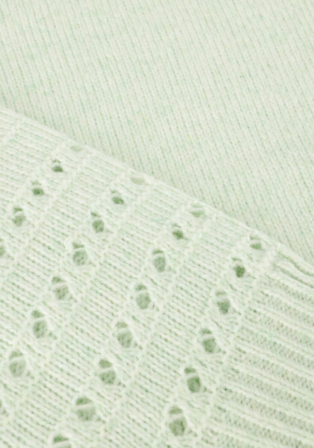 NOBELL Pull KAMILE GIRLS KNITTED SOFT SWEATER en vert - large