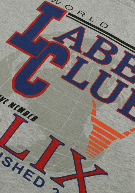 ALIX MINI T-shirt KNITTED FANCY ARTWORK LONG SLEEVE en gris - large