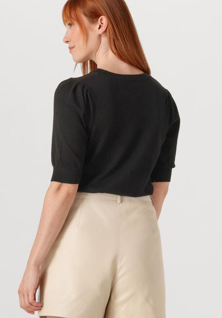 Zwarte SUMMUM Top SHORT SLEEVE SWEATER - large
