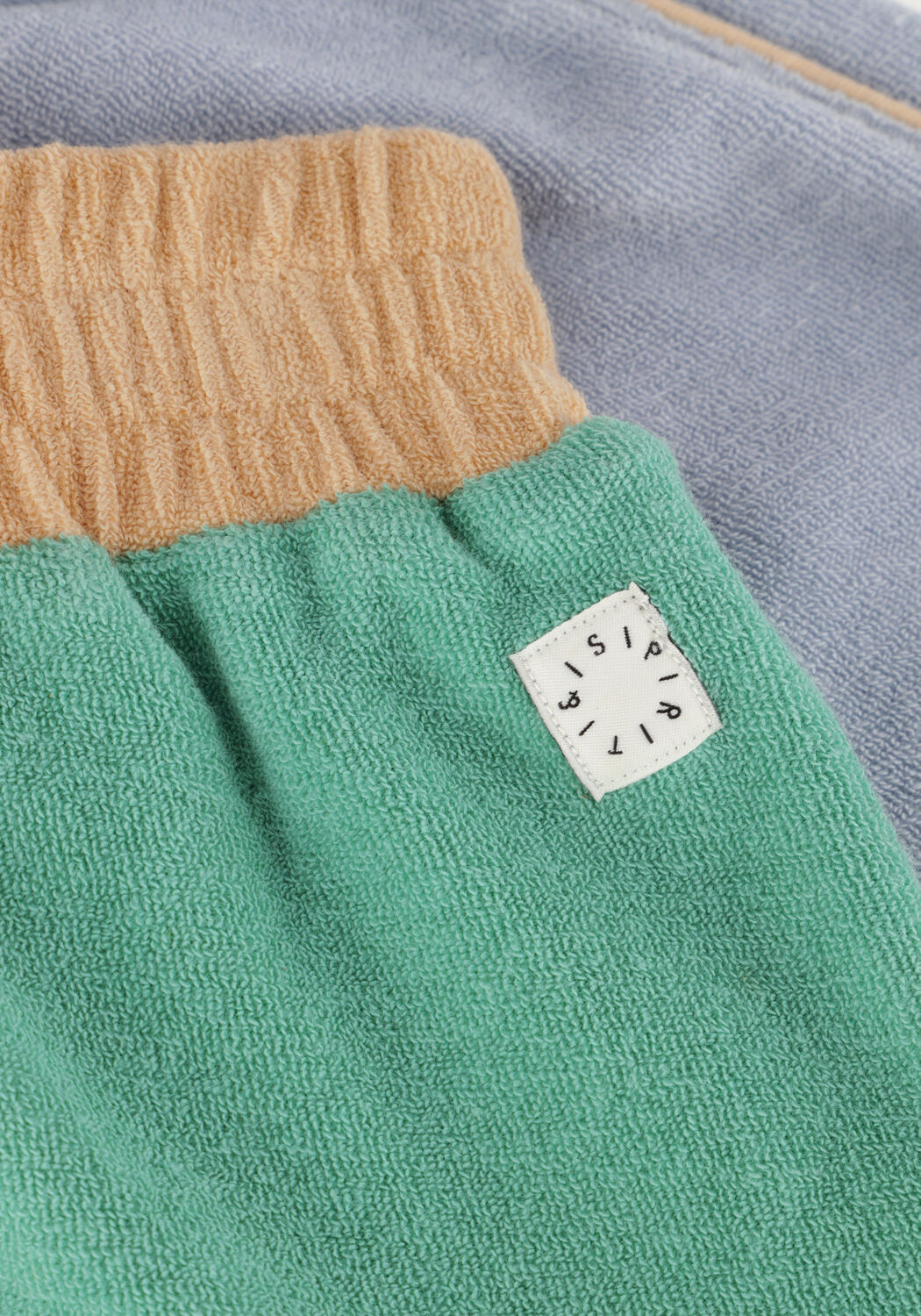 Blauwe Sproet & Sprout Korte broek TERRY SPORT SHORTS COLOURBLOCK - large