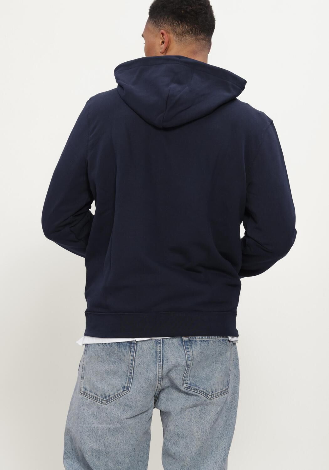 CALVIN KLEIN Chandail LS 350TERRY MICRO MNLG HOODIE Bleu fonc&eacute; - large